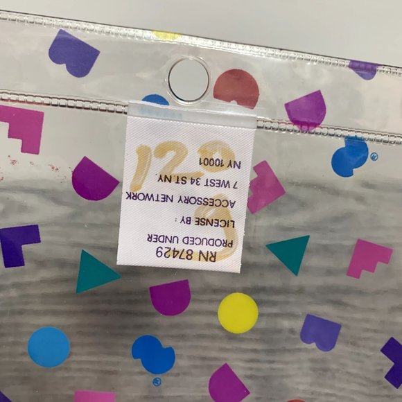 Vintage Rare Caboodles Binder Buddies PVC 2 Compartment Pouch - Picture 5 of 8